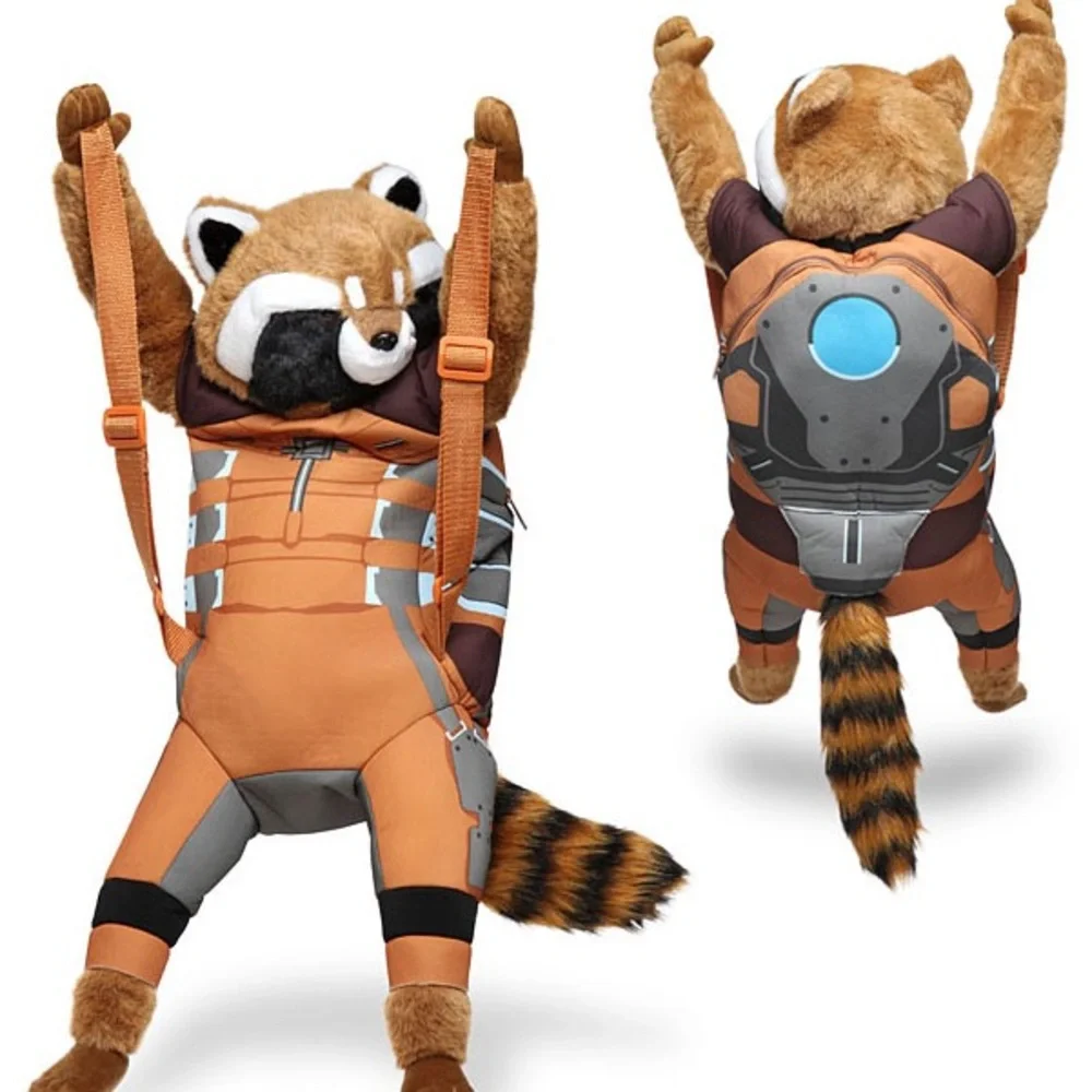 Rocket Raccoon Plushie Packpack Marvel Guardians of the Galaxy - Picture 10 of 10